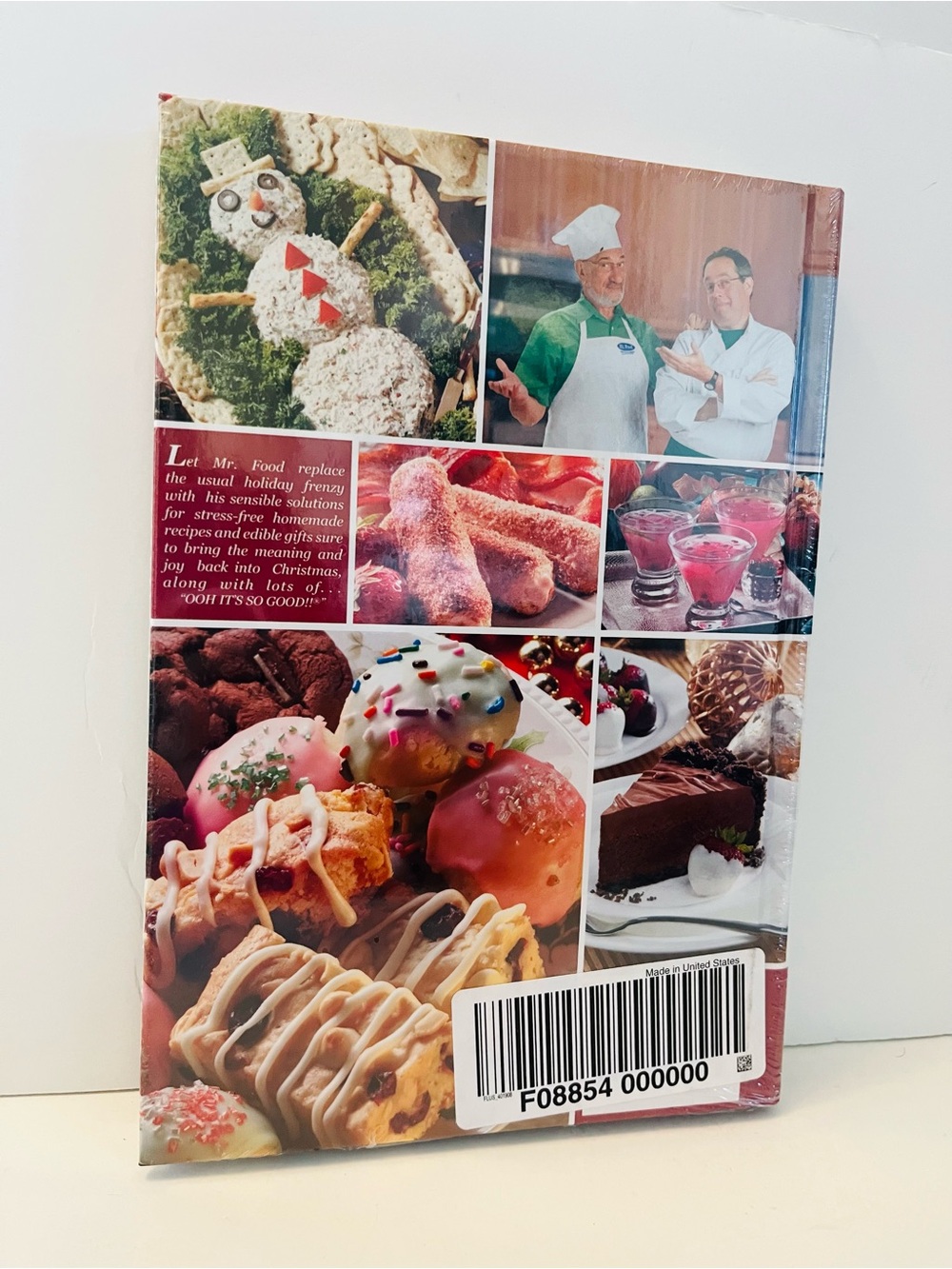 Mr. Food Art Ginsburg Christmas Made Easy Hardcover Cookbook Factory Sealed - Picture 7 of 11